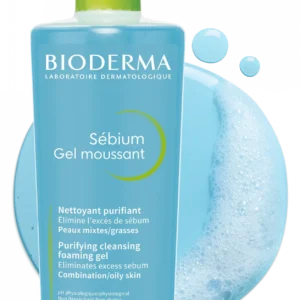 bioderma face cleanser s bium makeup removing cleanser skin purifying face wash for combination to oily skin 2 (1)