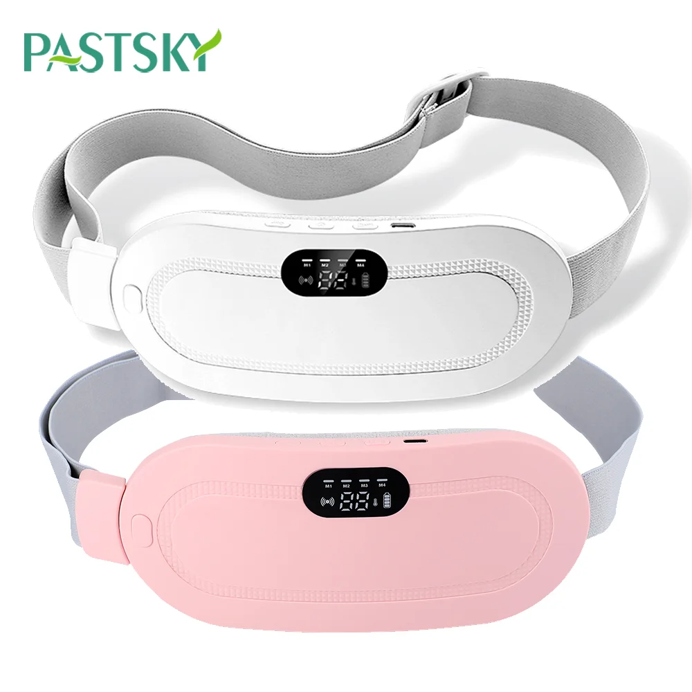 electric period cramp massager vibrating heating belt 1 (1)