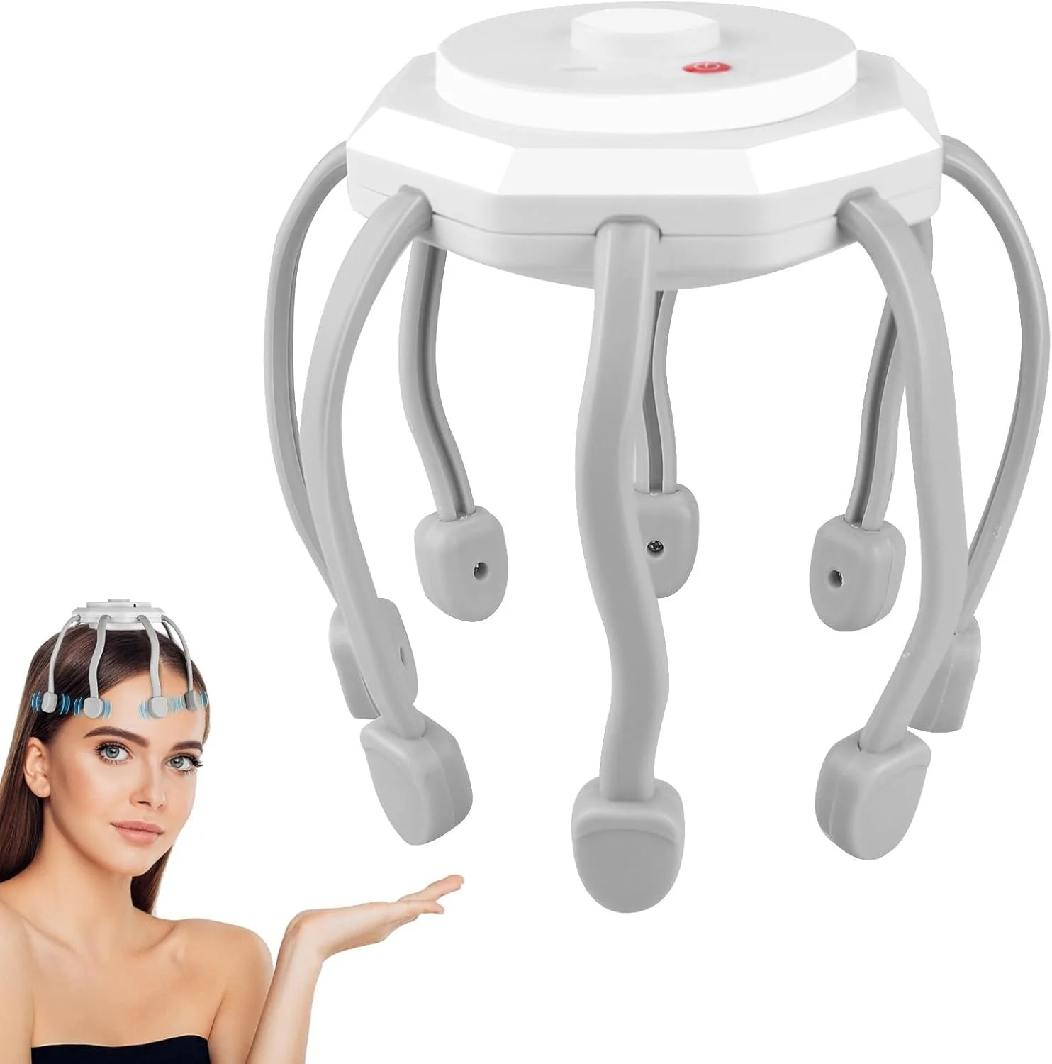 hair scalp massager with 8 vibrating contacts 1 hair scalp massager with 8 vibrating contacts 1